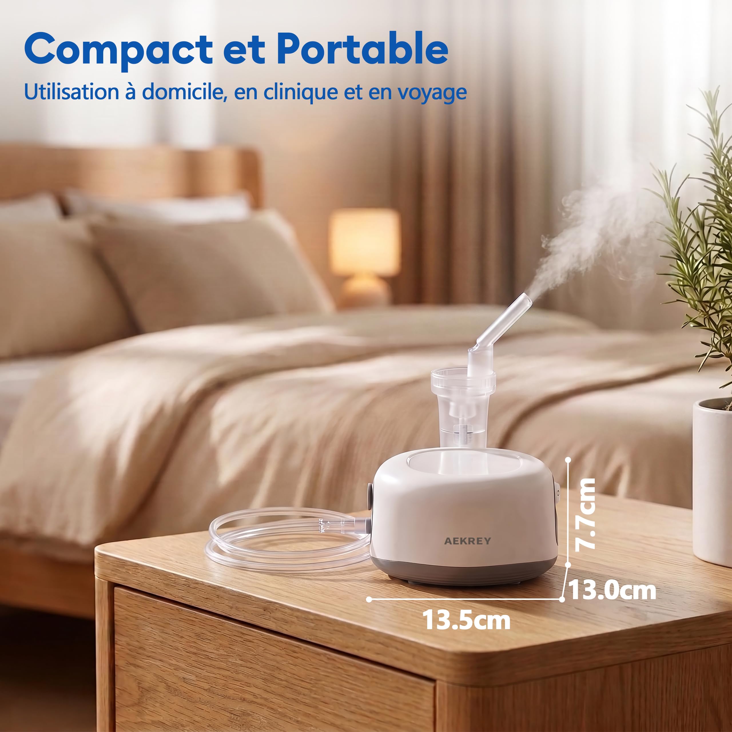 Nébuliseur Inhalateur pour Rhume, Asthme, Sinusite, BPCO, Bronchite
