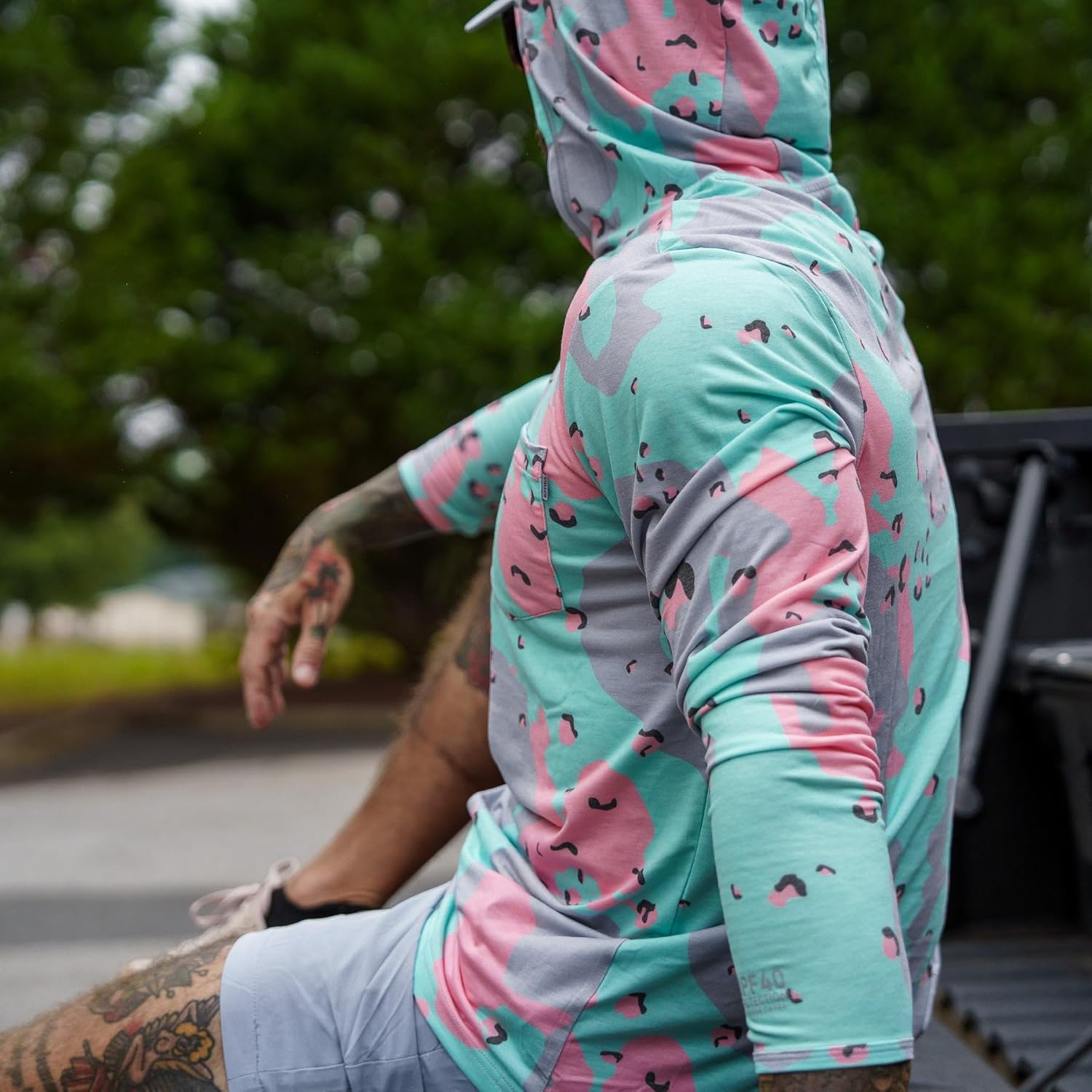 Combat Iron Fishing Shirts for Men Long Sleeve – Lightweight, Breathable Performance Hoodie, Quick-Dry, UPF 40+ Protection - Image 5