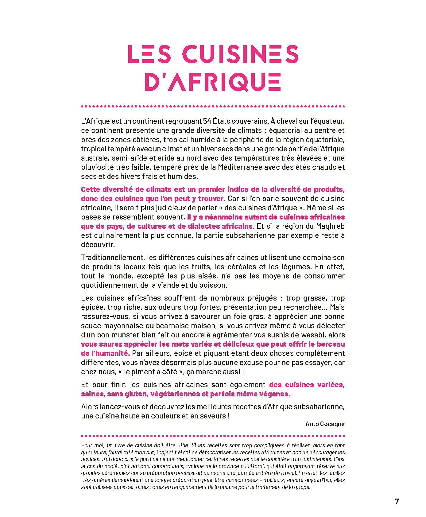 Goûts d'Afrique: Recettes et rencontres