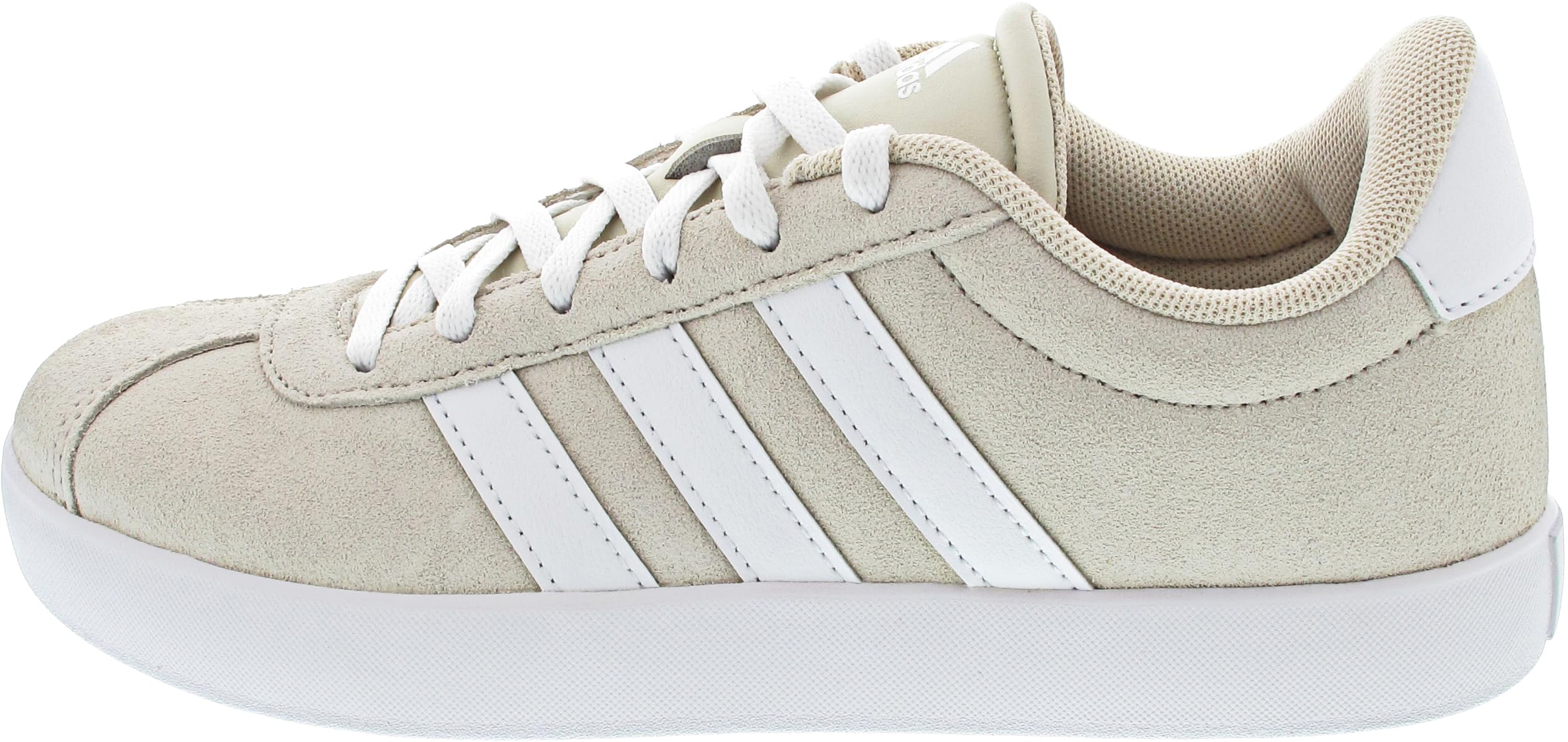 adidas Unisex Kids VL Court 3.0 Shoes Kids, Aluminium/Cloud White/Aluminium, 5.5 UK