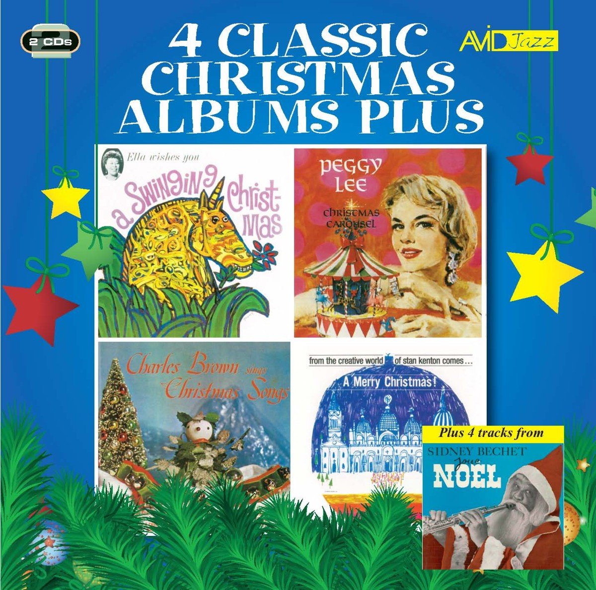 Four Classic Christmas Albums Plus (Ella Wishes You A Swinging Christmas / Christmas Carousel / Sings Christmas Songs / A Merry Christmas