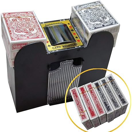 6 Deck Card Shufflers - Made in USA