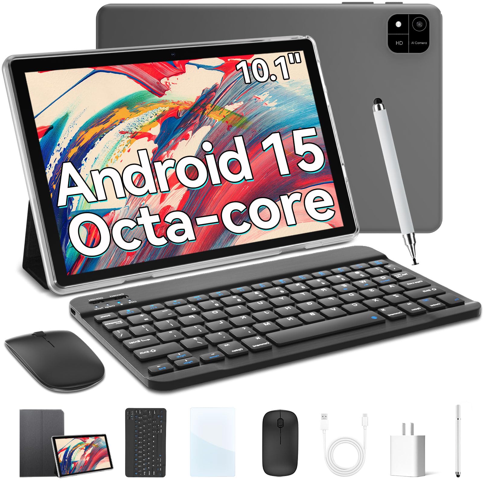 Android15 タブレット 10インチ 12GB 128GB Amazon.com : Android 15 Tablet, 10 Inch Tablet, 12GB RAM