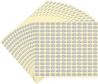 PATIKIL QC Passed Stickers 0.5x0.35, 2700 Pcs Inventory Quality Control Tester Stickers Warehouse Management Organization Pass Approval Labels for Inspection, White (15 Sheet)