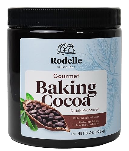 Rodelle Cacao gourmet para hornear, 8 onzas