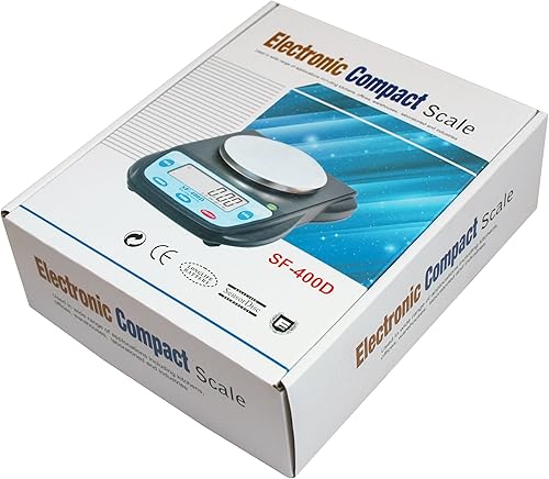 Miniatura 4 de Horizon SF-400D - Báscula digital de precisión (17.64 oz x 0.00 oz), base grande, función de conteo