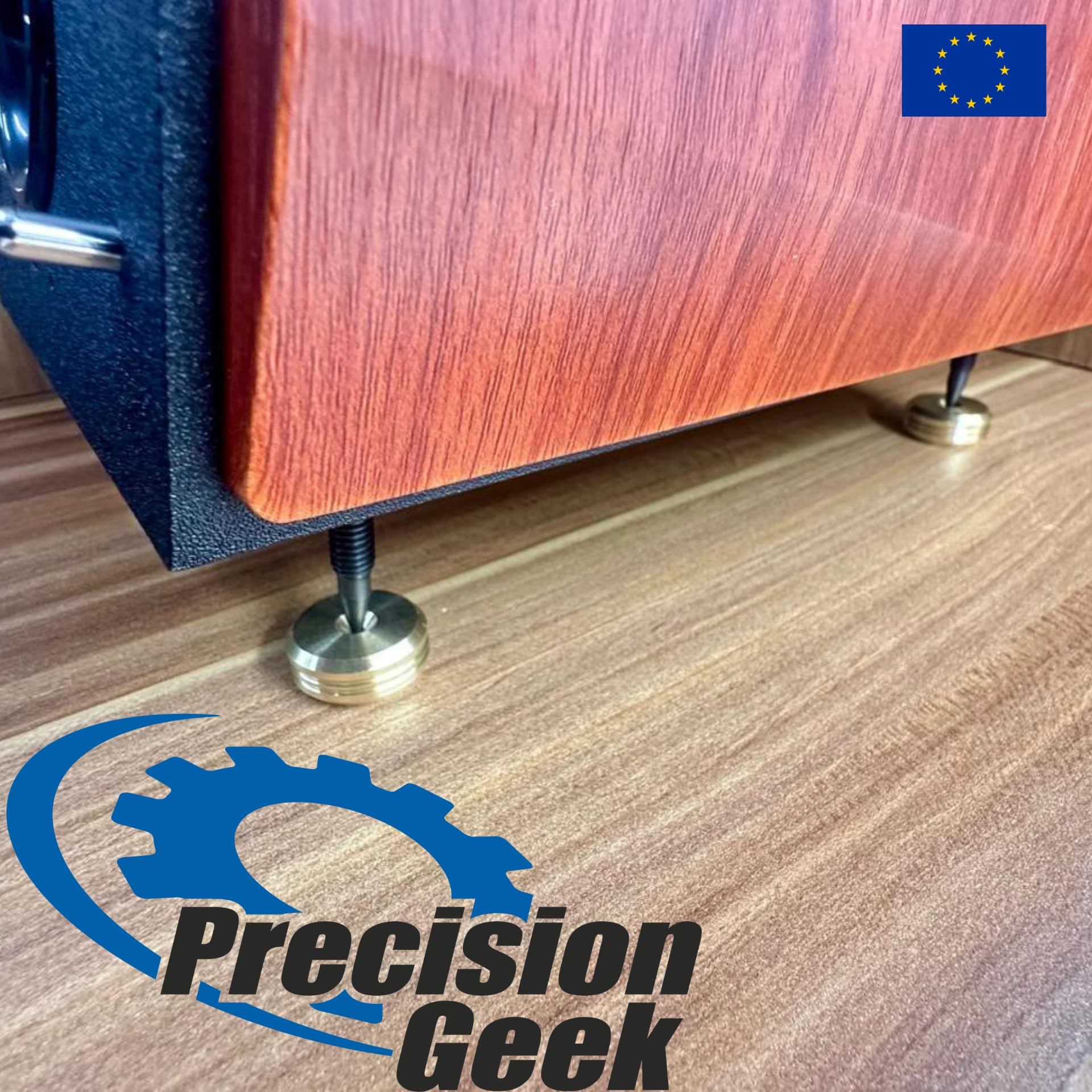 8 Pieds Haut-Parleur INOX 20mm - Supports Anti-Vibration HiFi