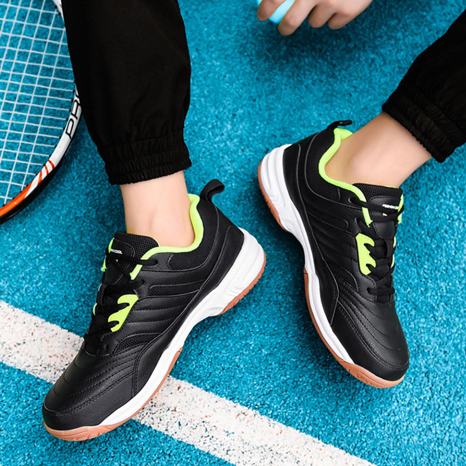 Zapatillas Tenis,Zapatos De BáDminton Hombre,Zapatillas De Squash De Voleibol Ligero Antideslizante Zapatos Deportivos Hombre Zapatillas Voleibol Hombre Mujer,Fitness,Deportes,Adulto