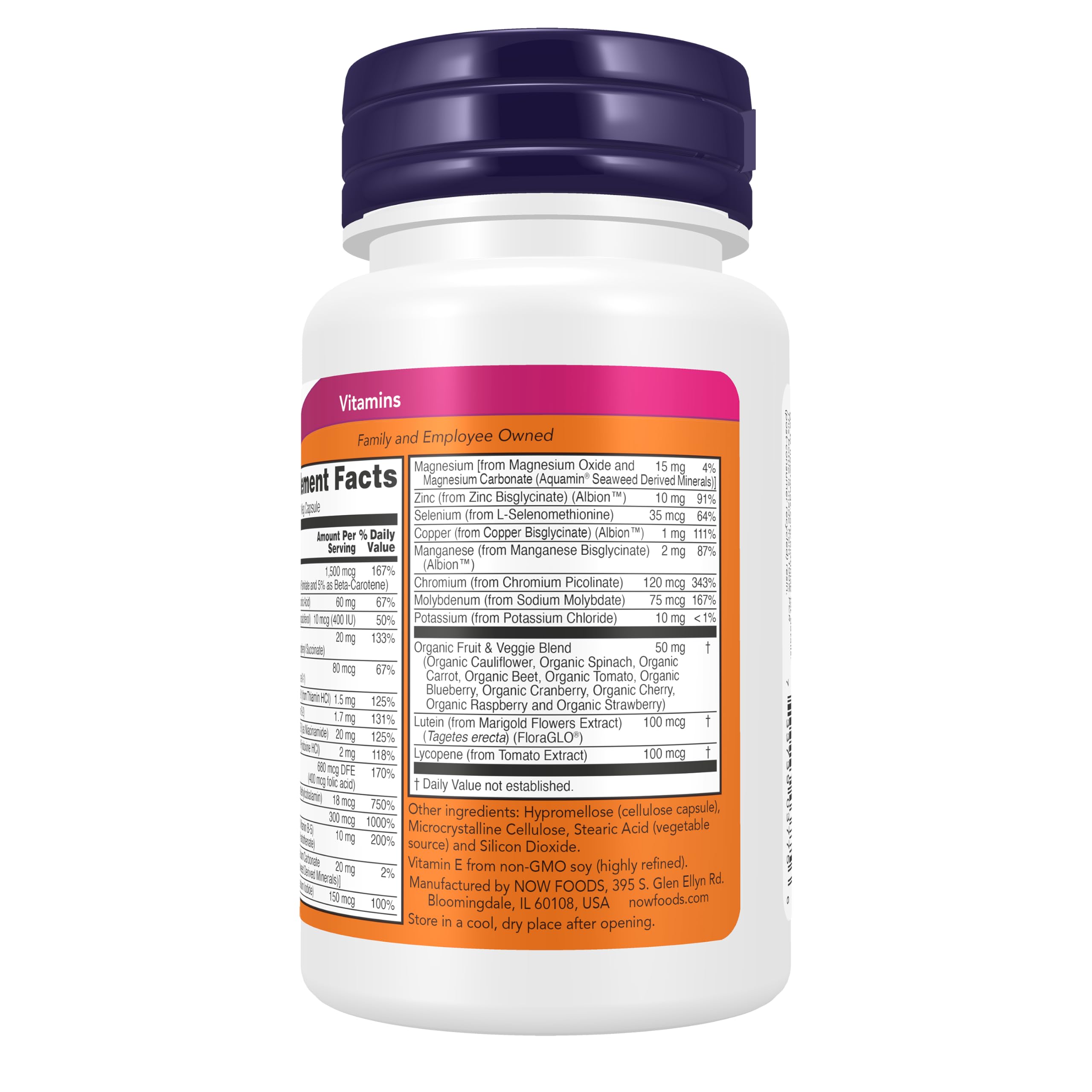 Now Supplements, Daily Vits™, One Tablet Daily, 30 Veg Caps — Amazon image 3