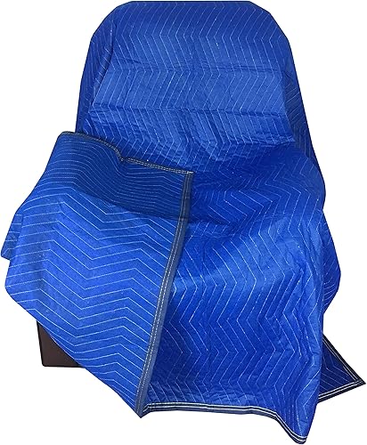 Miniatura 5 de Uboxes Pro Economy - Mantas móviles (paquete de 4) 35 librasdoz 2.92 lbea 72 x 80 pulgadas, azul