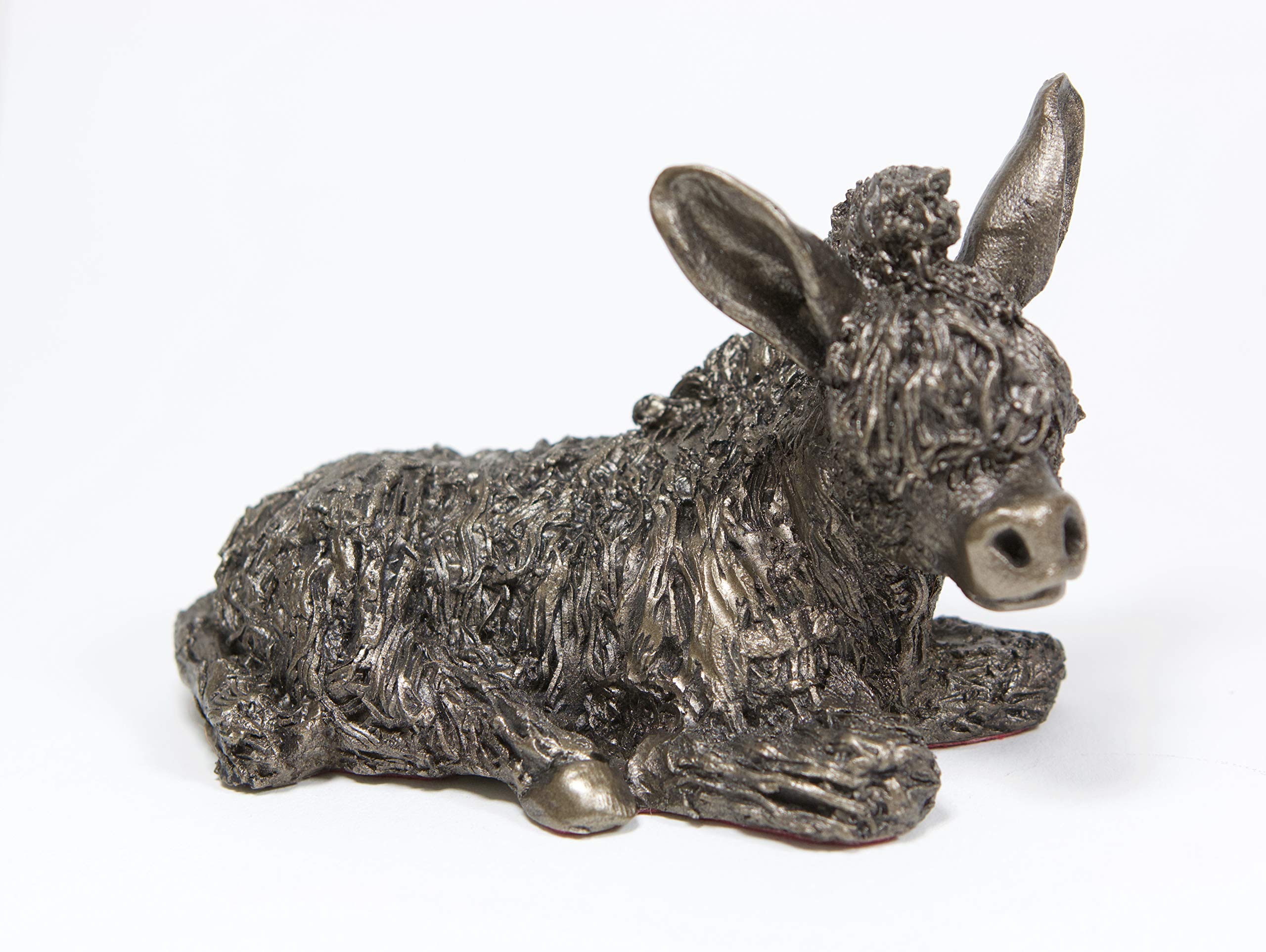 Frith Bronze Vb018 - Baby Donkey Sculpture With A D Finish.