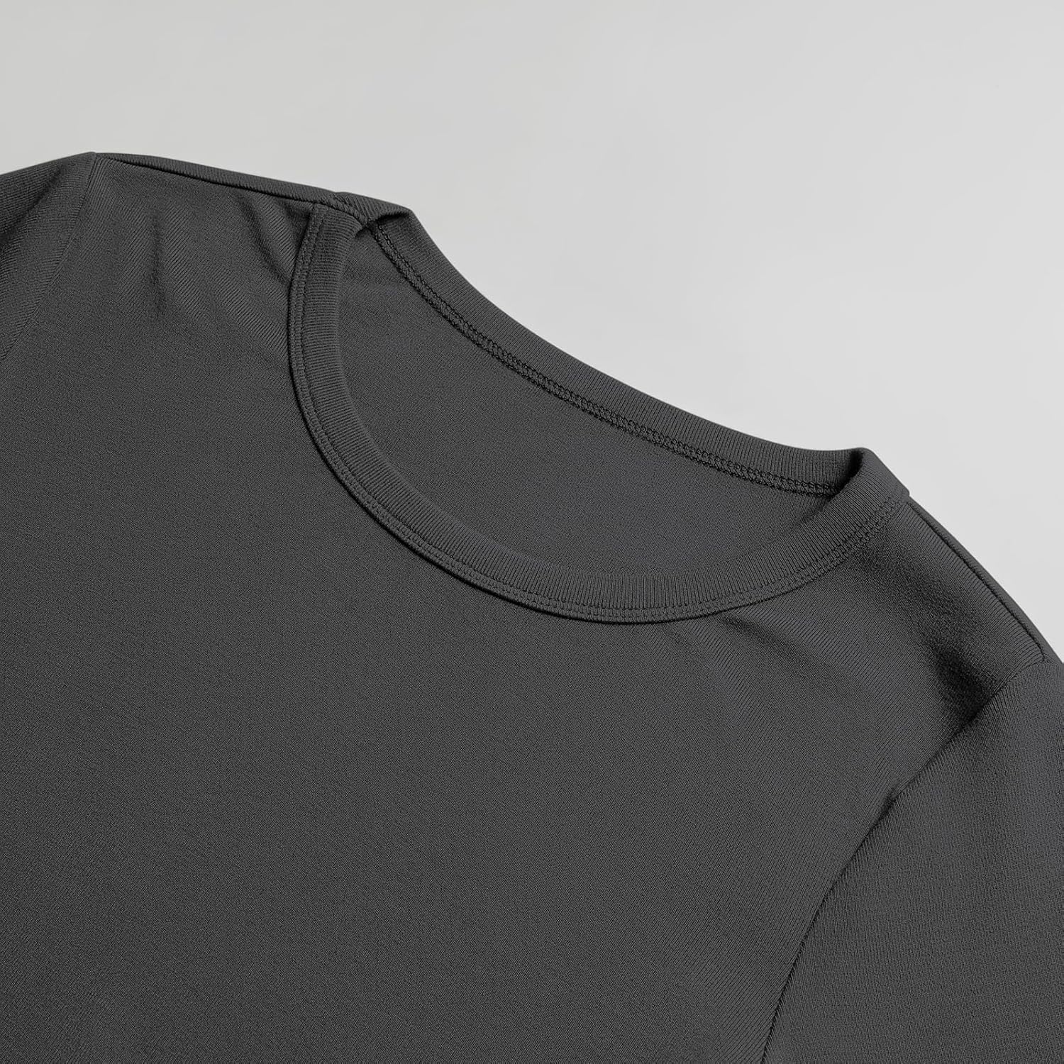 Womens Long Sleeve Shirts Crewneck T-Shirt Fall Top Casual Basic Tee Tops Undershirts 2026 - Image 2