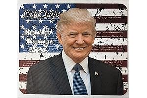 Donald Trump 2024 Presidential Election Mousepad: Voice Your Support with Patriotic Style