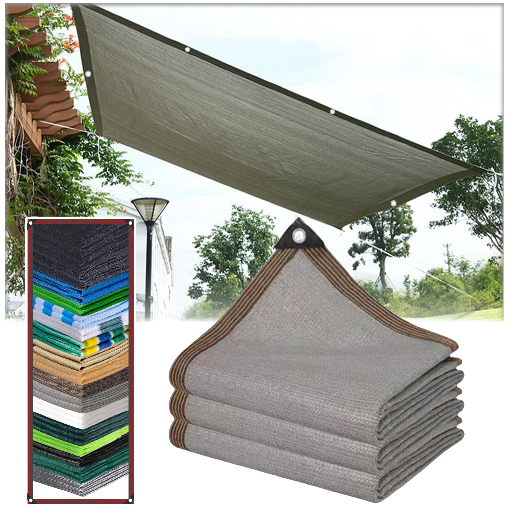 Filet Protection Solaire Filet D'Ombrage Voiles D'Ombrage Avec Oeillets