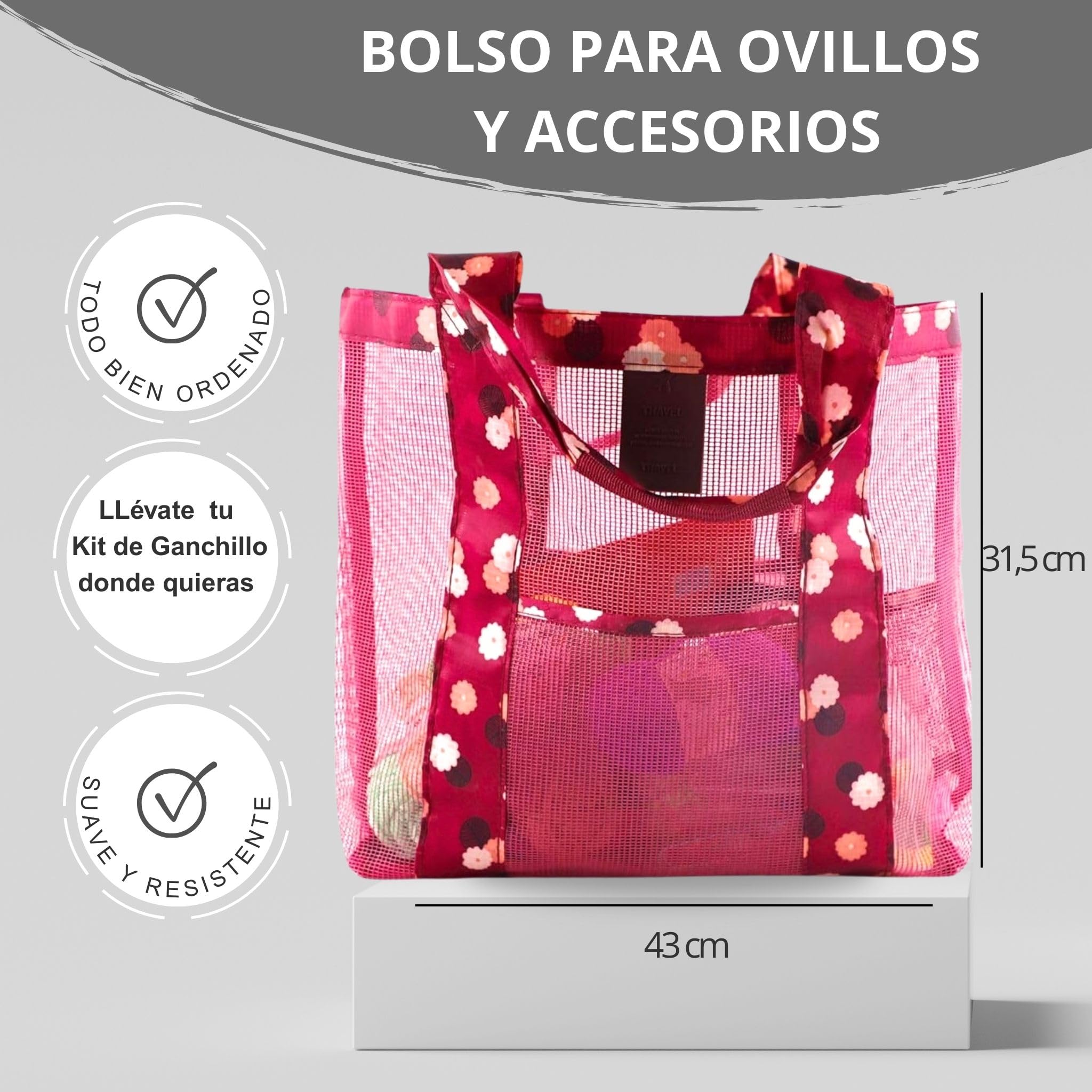 SusggO 95 Piezas Kit Crochet Kit Principiantes Completo Crochet Set Amigurumi – 15 Ovillos Algodon de Leche Agujas Crochet Accesorios Manual y Bolso - Kit Ganchillo Completo DIY