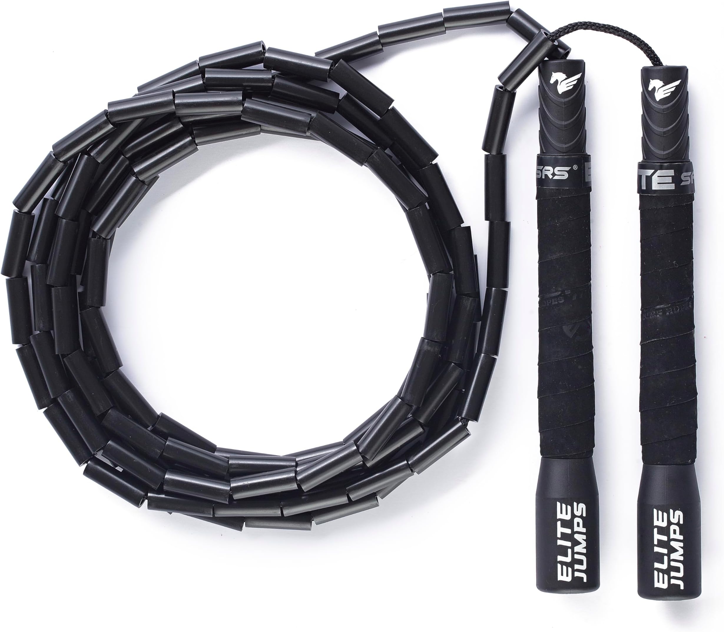 Freestyle Beaded Jump Rope for Cardio Training - Workout Jump Rope with Unbreakable Long Handles and Shatterproof Beads - Designed for Beginners or Pros - Ideal Fitness