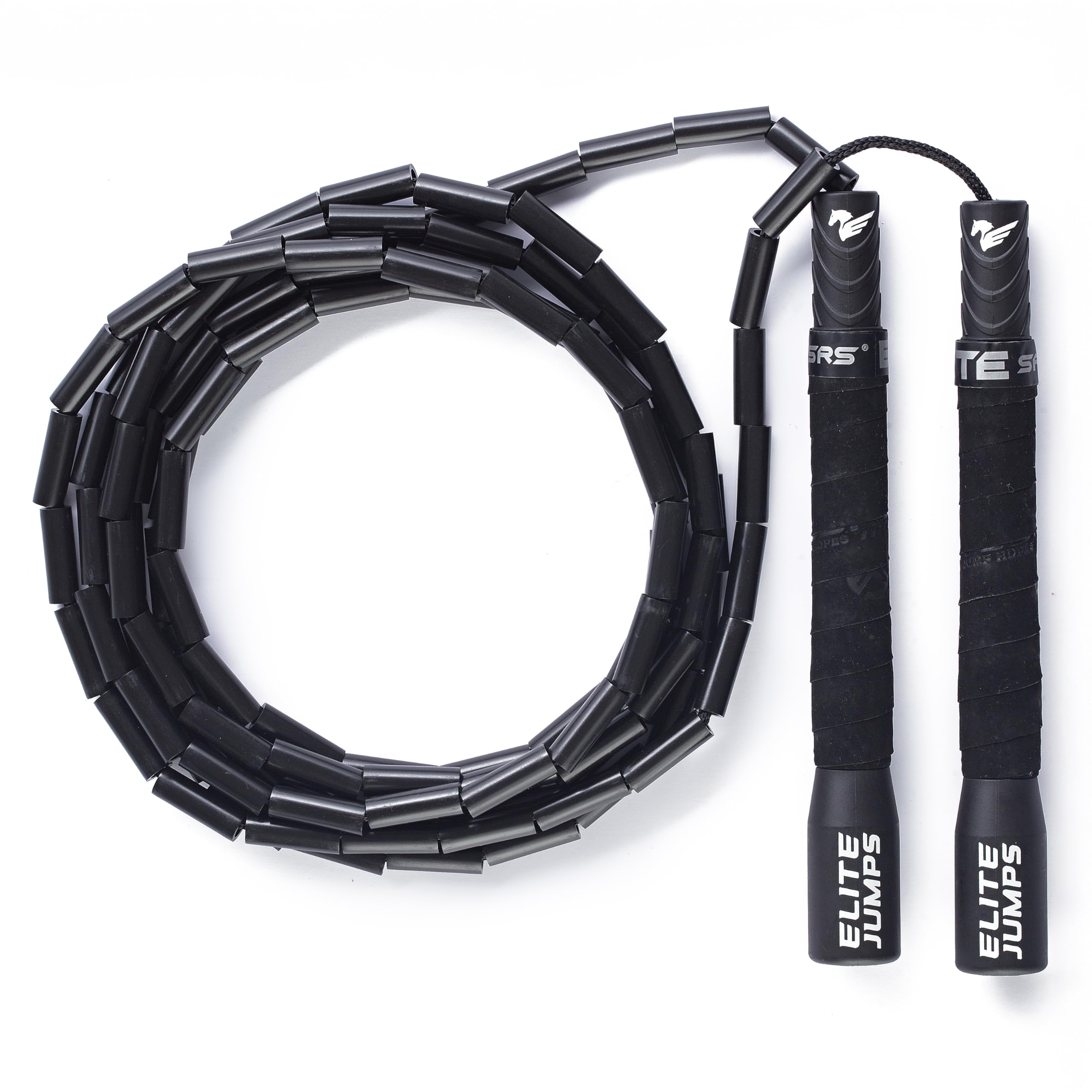 Freestyle Beaded Jump Rope for Cardio Training - Workout Jump Rope with Unbreakable Long Handles and Shatterproof Beads - Designed for Beginners or Pros - Ideal Fitness