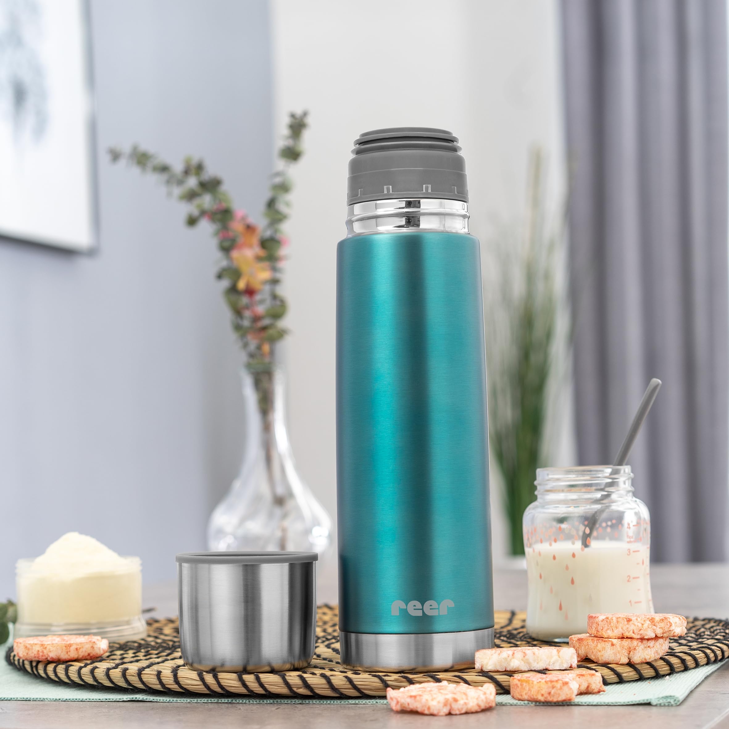 reer ColourCup | Termo de acero inoxidable 500 ml | color azul