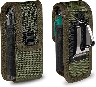 Multitool Sheath EDC Pouch Compatible with Leatherman Wave Plus Wingman Surge Rebar, Multi-Purpose Belt Clip Tool Holder Bag, Utility Tactical Waist Pack Camping Hiking Pocket Organizer Case