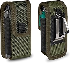 KENOBEE Multitool Case Holster with Pockets Compatible with Leatherman Wave Plus Wingman Surge Rebar Rev Small Tool Pouch with Belt Clip EDC Pouch for Camping Hiking Army Green