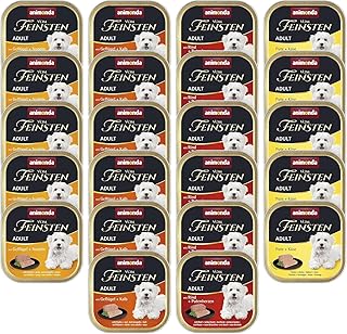 animonda Vom Feinsten Adult Dog Food, Wet Food for Adult Dogs, Gourmet Variety, 22 x 150 g product image