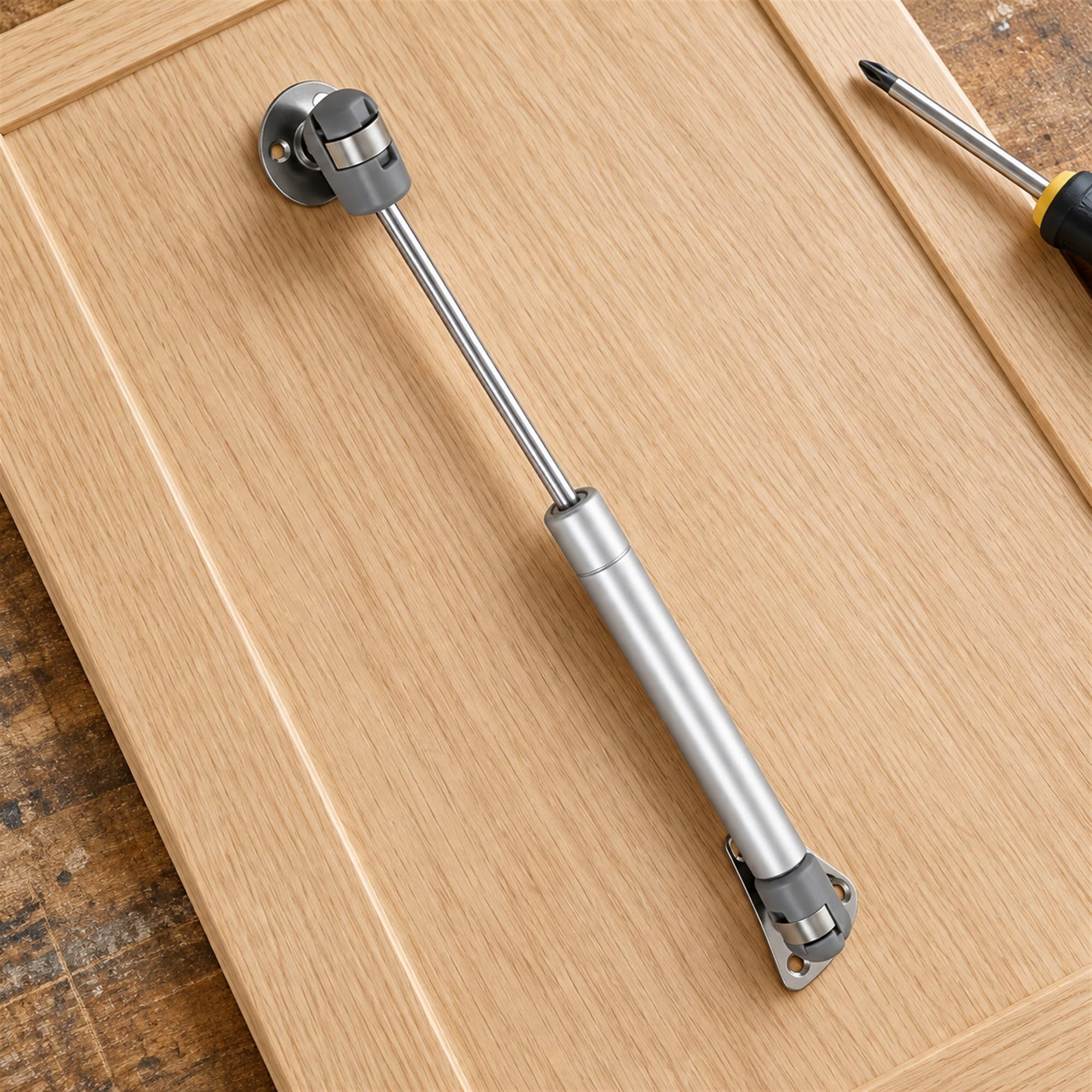 Cabinet Door Lift Support Strut, Furniture Door Supporting Hardware for Kitchen Cupboards and Bedroom Wardrobes
