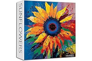 PICKFORU Sunflower Puzzles 1000 Pieces
