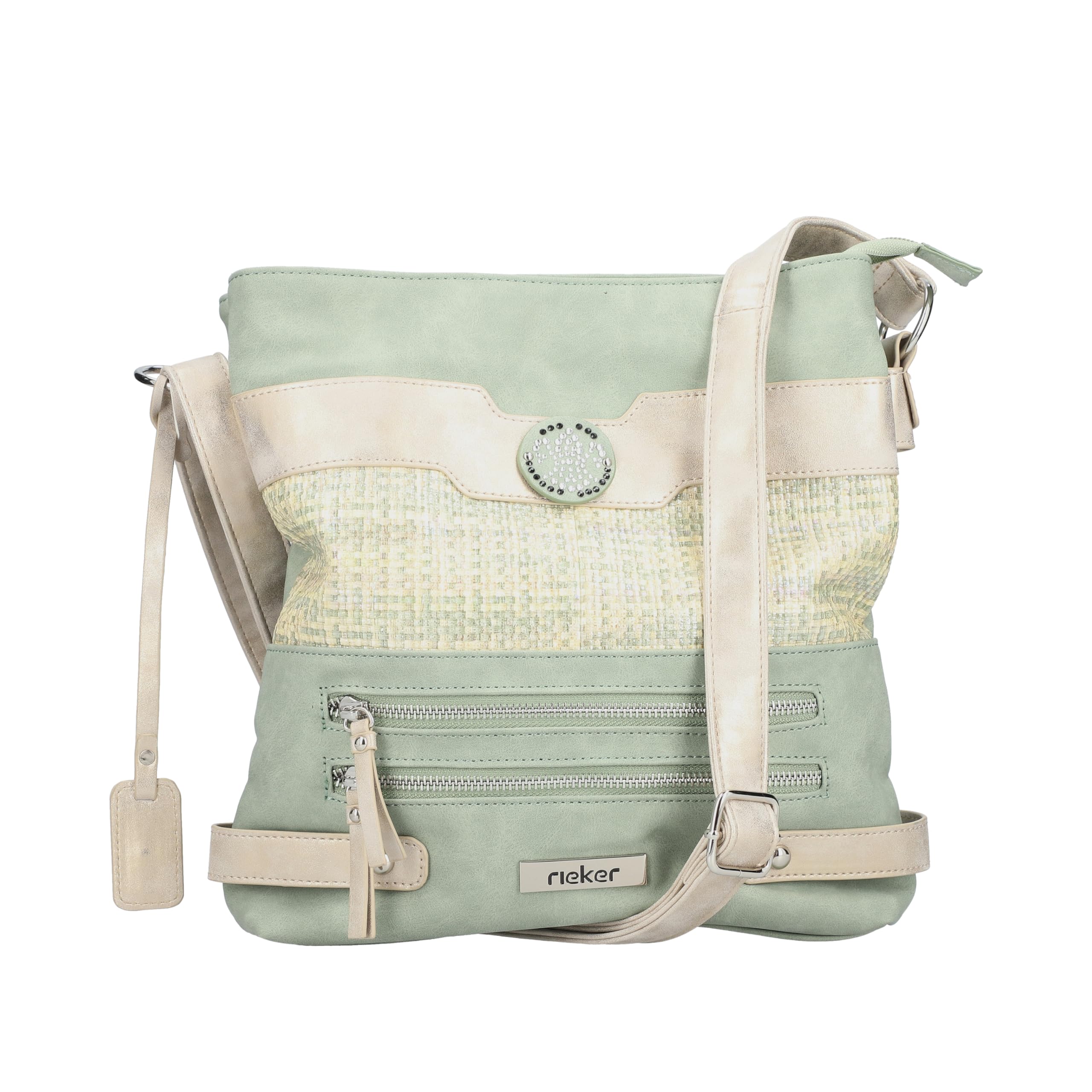 Rieker Ladies H1346 Shoulder Bag, Beige, beige, S