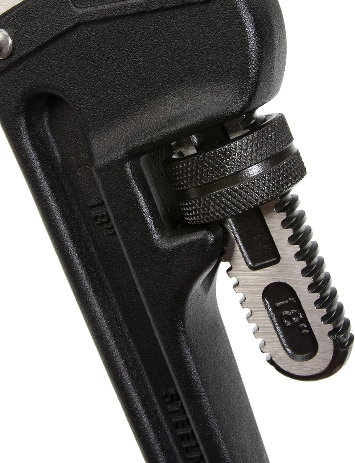 Steelman 60876 18-Inch Heavy-Duty Cast Aluminum Straight Handle Pipe Wrench