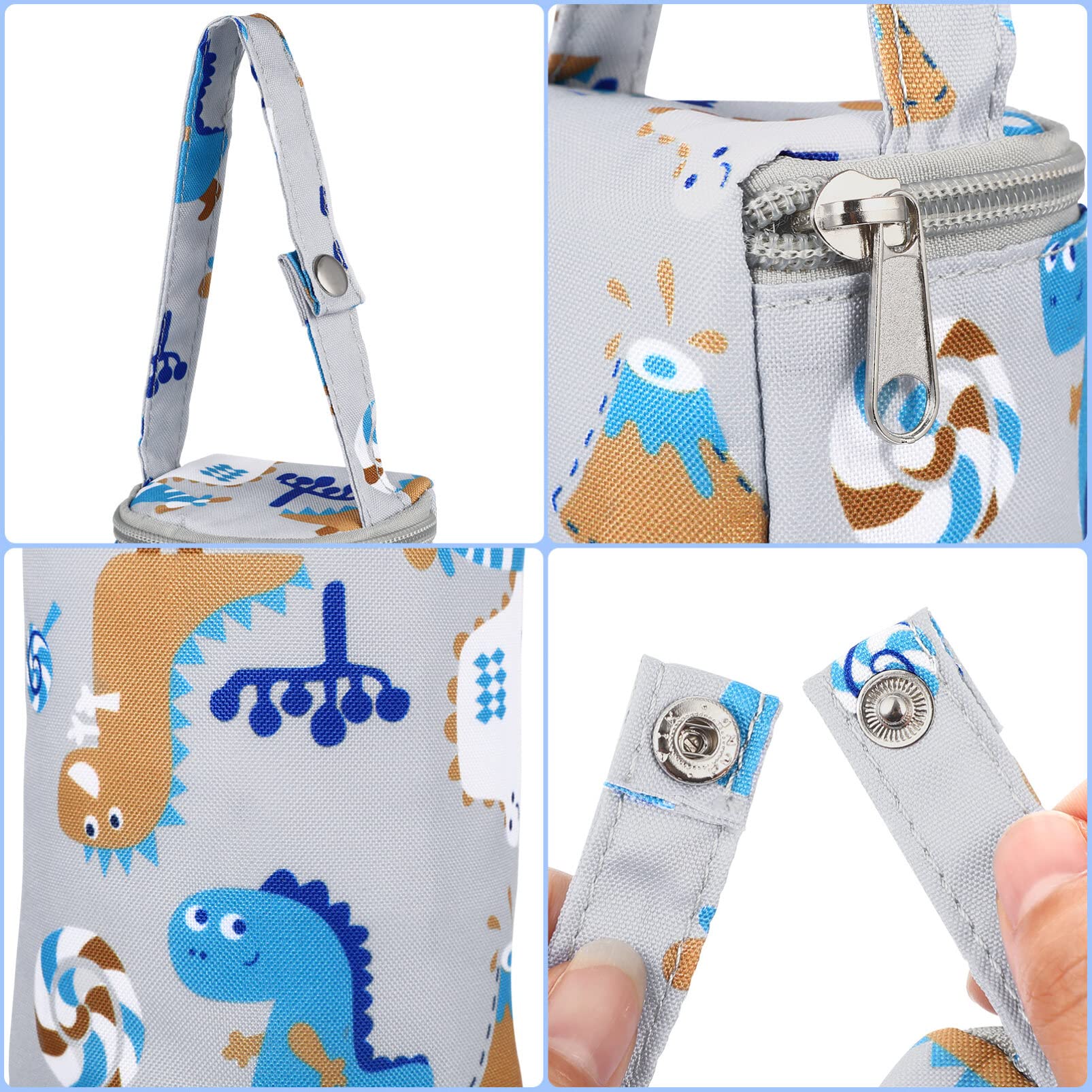 Toyvian Bolsa Aislante para Biberones Diseño De Cartoon Portátil Y Térmica para Cochecitos Y Mochilas Mantiene La Leche Caliente Salidas