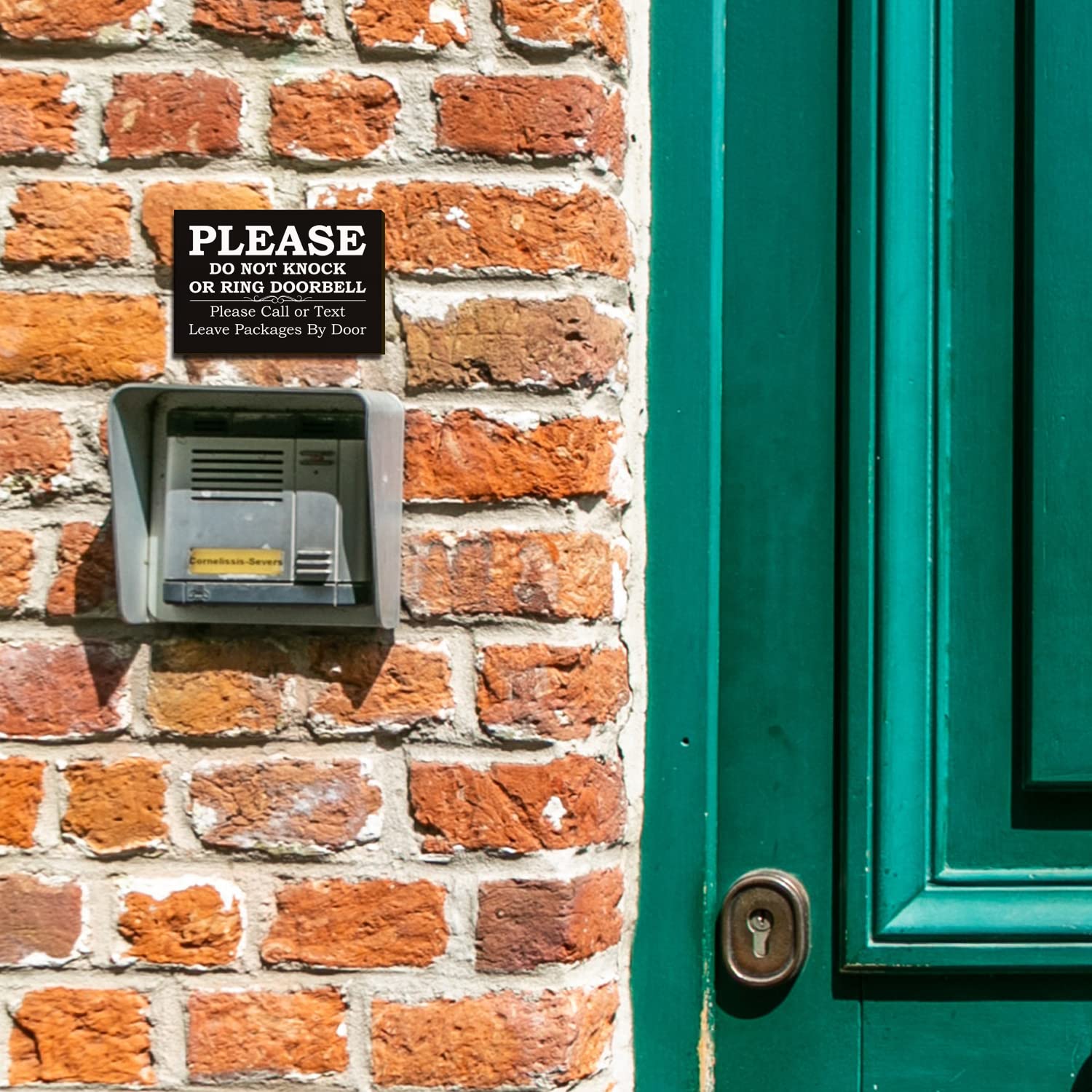 sign No Soliciting for House Please Do Not Knock or Ring Doorbell Warning - Image 3