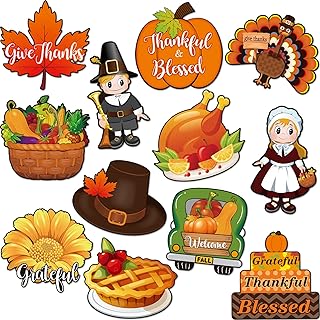 12 Pieces Christmas Refrigerator Magnets Car Stickers Thanksgiving Day Decorative Magnetic Swedish Tomte Dishwasher Magnet...