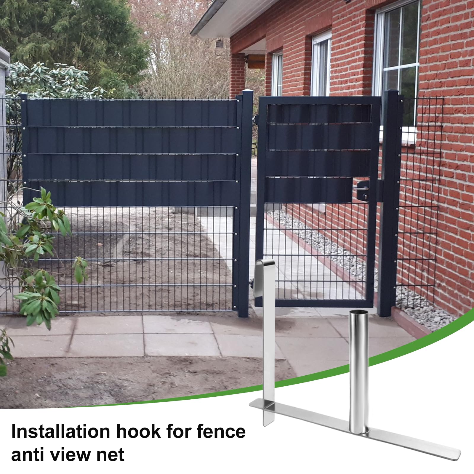 Easy-Abrollhilfe Für PVC-Sichtschutzstreifen – Einfache Montage Am Stabmattenzaun