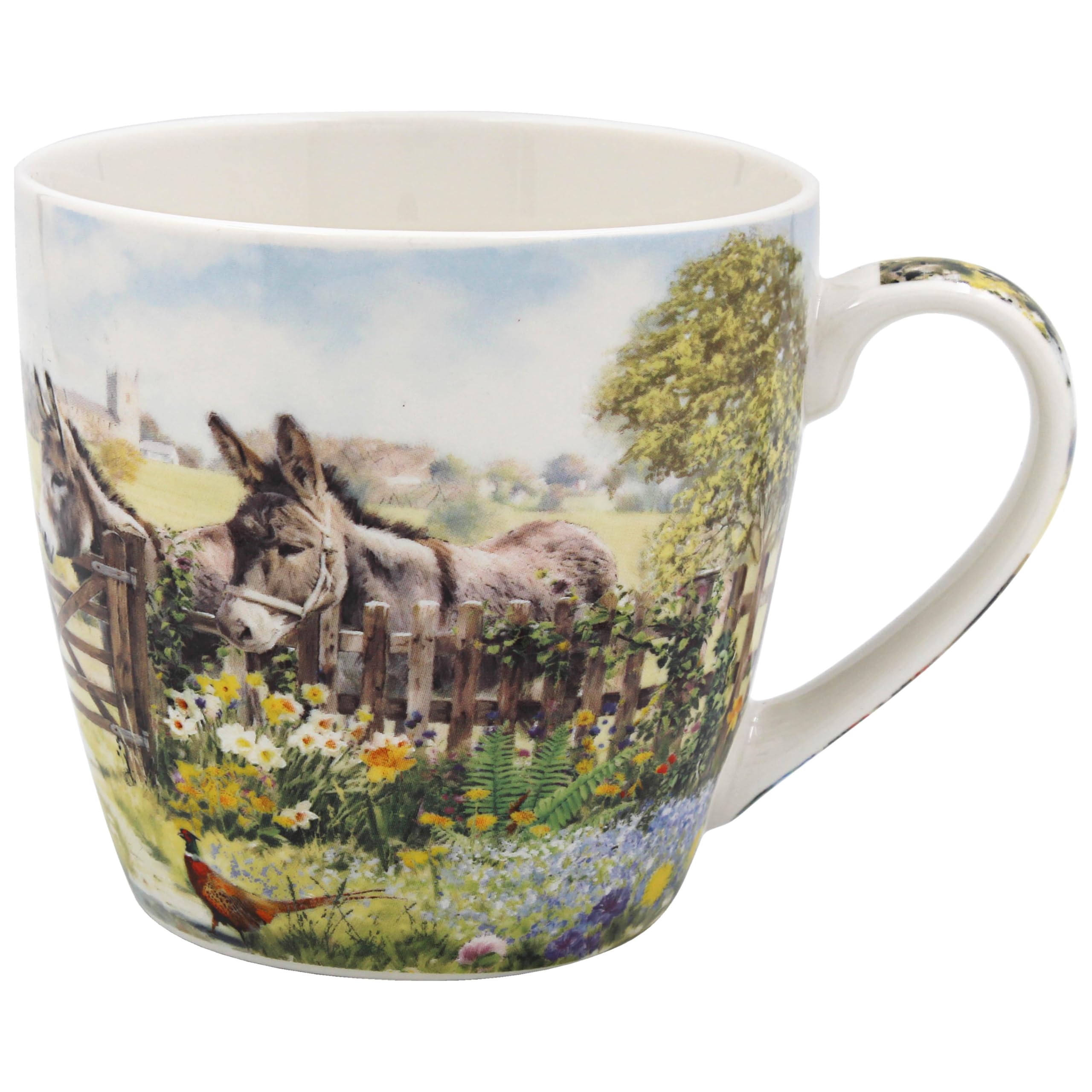The Leonardo Collection Women's Donkey Mug Macneil Studios, Tea And Coffee Mugs For Hot Drinks | Fine China Printed Mugs For Kitchen & Home | Reusable Ceramic Cups For Every Occasion | Gifts For & Men