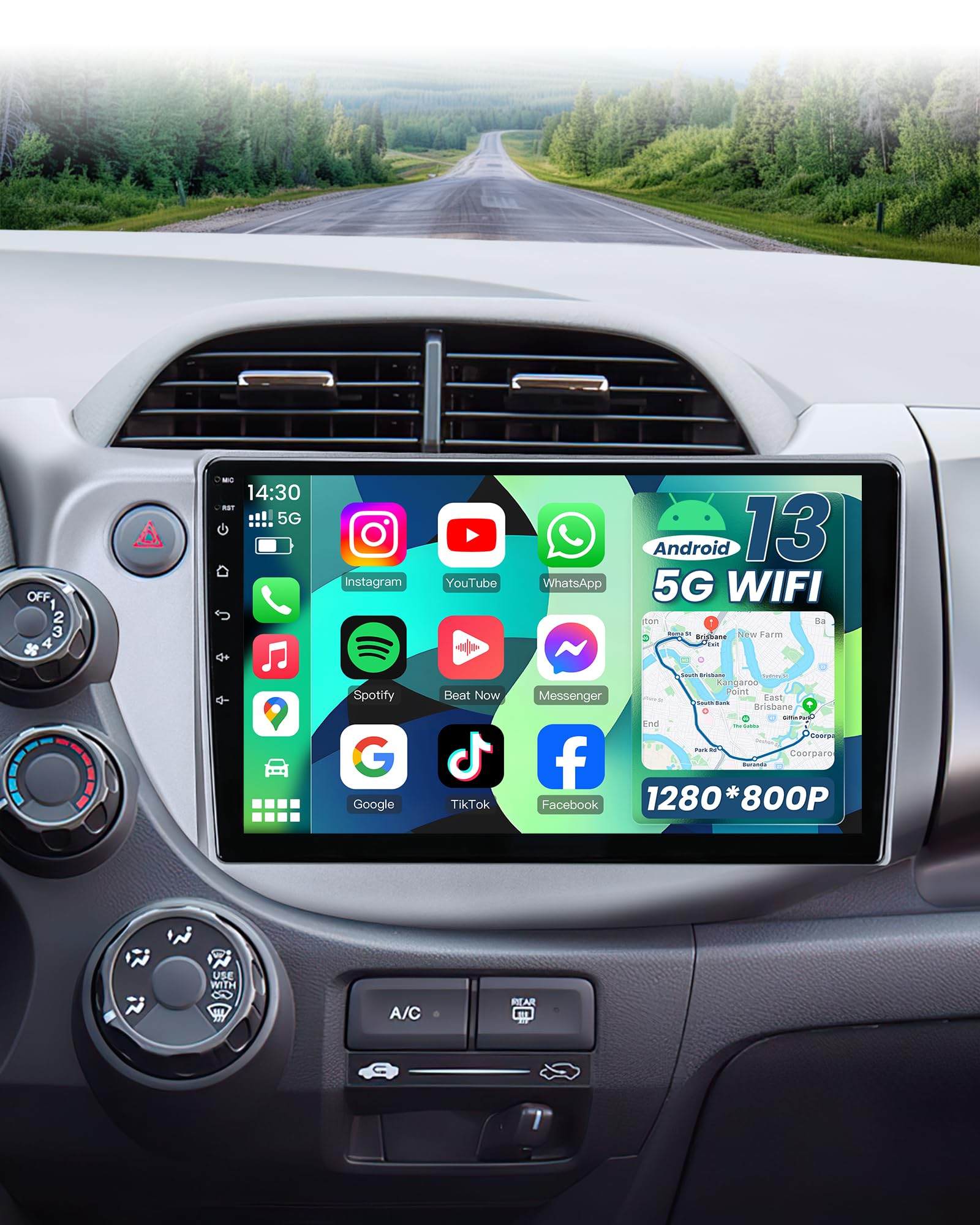 4 Core Car Radio for Honda Fit 2008-2013: 10