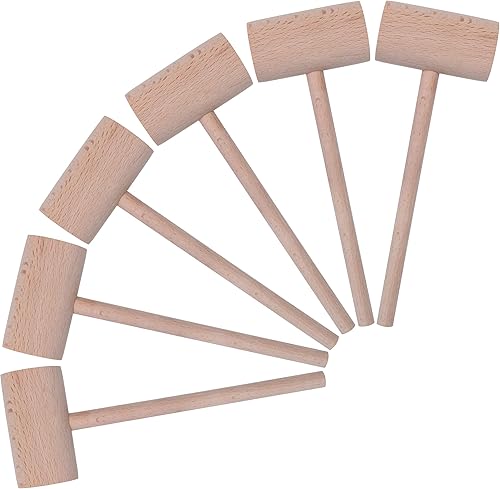 6 mazos de madera de cangrejo o langosta