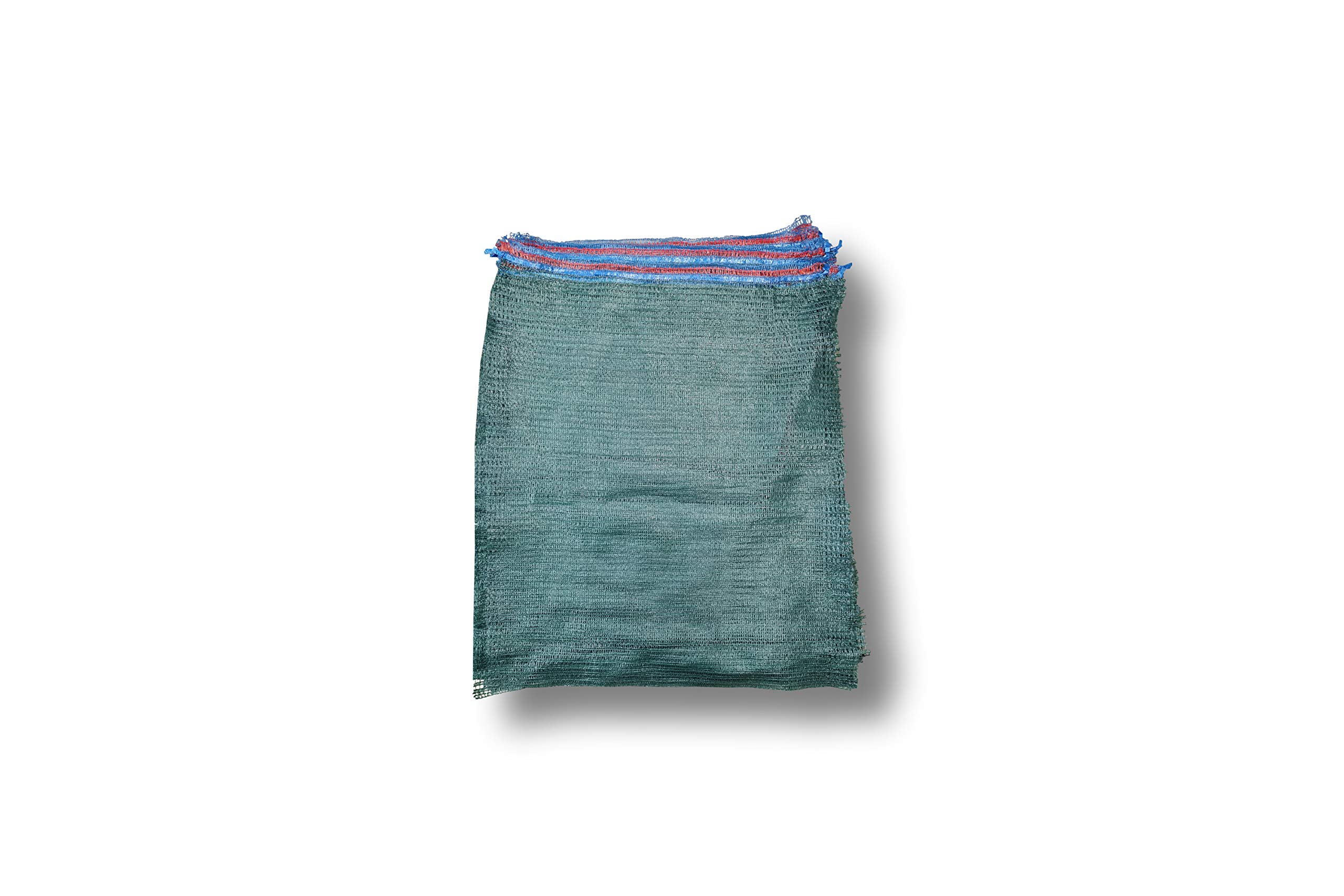 AGRI plus Sacos de madera de 60 x 80 cm, 100 unidades, capacidad de 0,05 – 0,06 m³, robustas bolsas para leña, saco de red resistente a los rayos UV con cordón y fondo cerrado