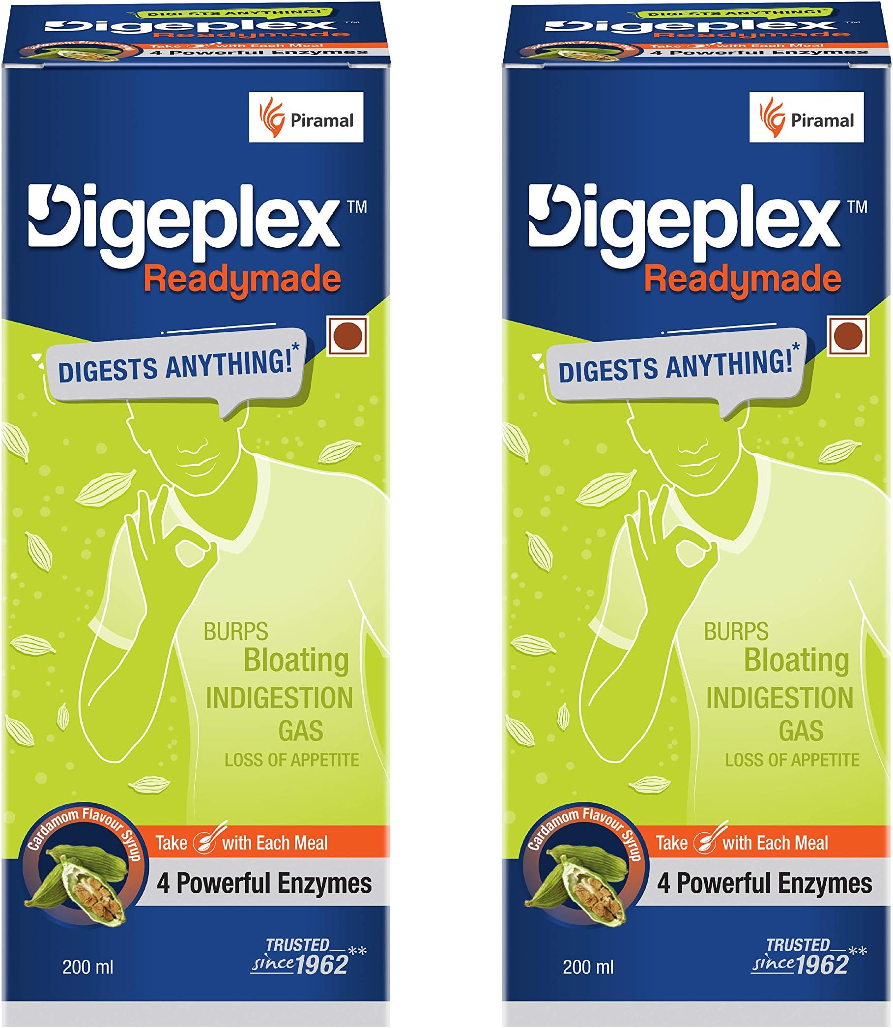 Digeplex Readymade Liquid, Pack of 2 (200 ml X 2), green