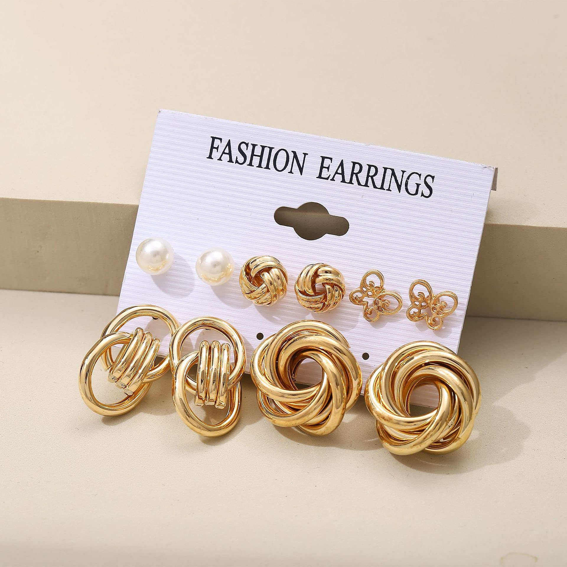 Boucles D'oreilles Vintage à Vis - Perles Et Tiges, élégance Rétro
