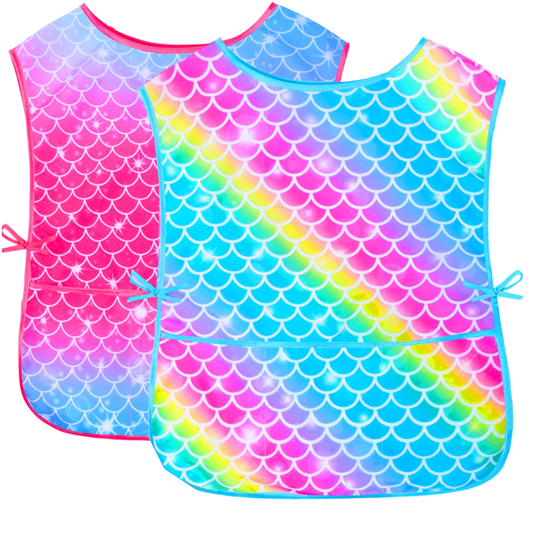 Sylfairy Art Smock for Kids Waterproof Artist Painting Smocks Toddler Painting Apron