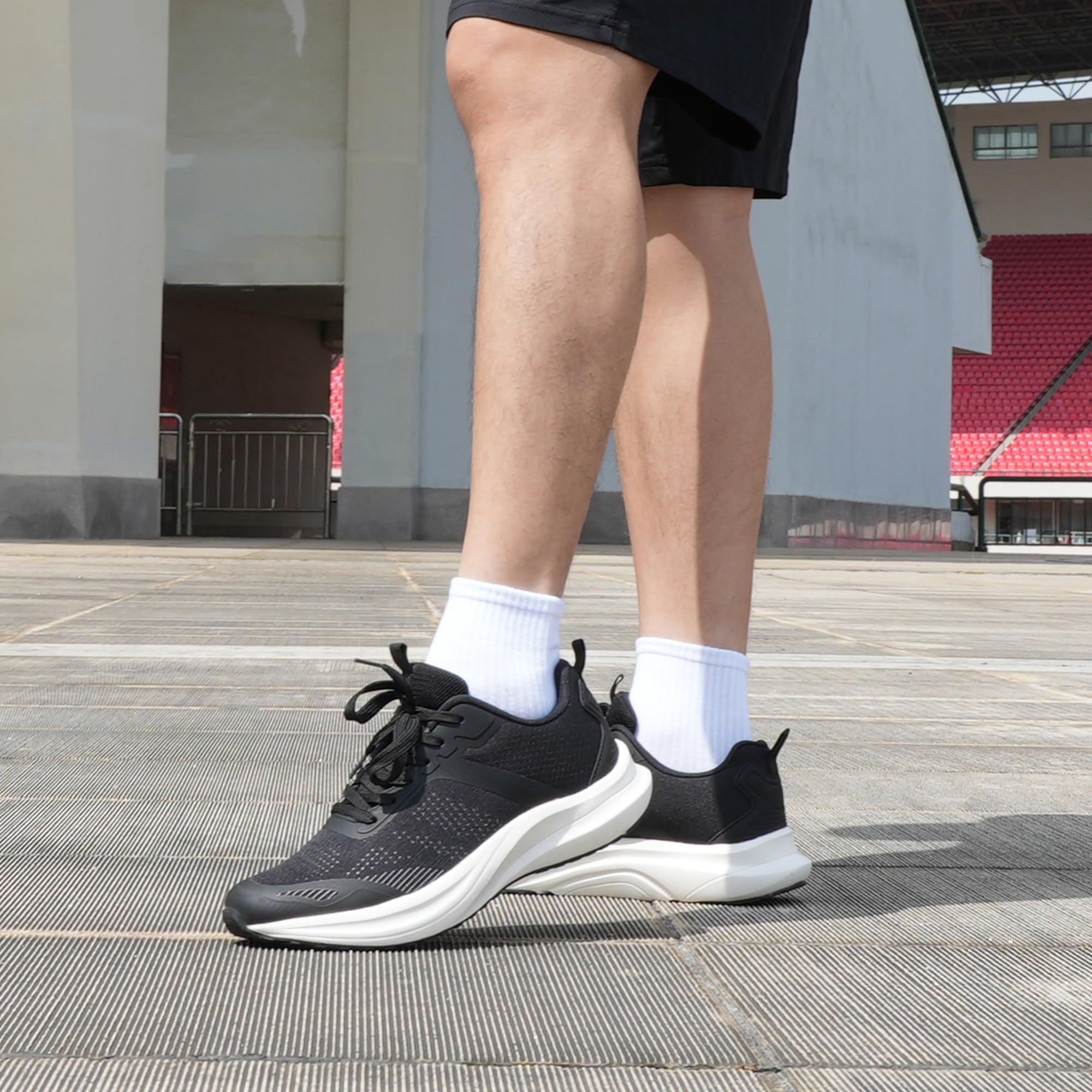 Hawkwell Zapatillas de Running para Hombre, Antideslizantes, para Entrenar y Caminar, Tallas UE 47, 48, 49, 50, 51, 52 y 53
