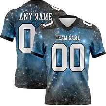 Custom Football Jerseys for Men Women Youth Boys Girls, Personalized Sports Shirts Team Uniforms Stitched/Printed