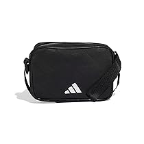 adidas Mixte MONOGRAM ESSENTIALS SHOULDER BAG, black, white, One size