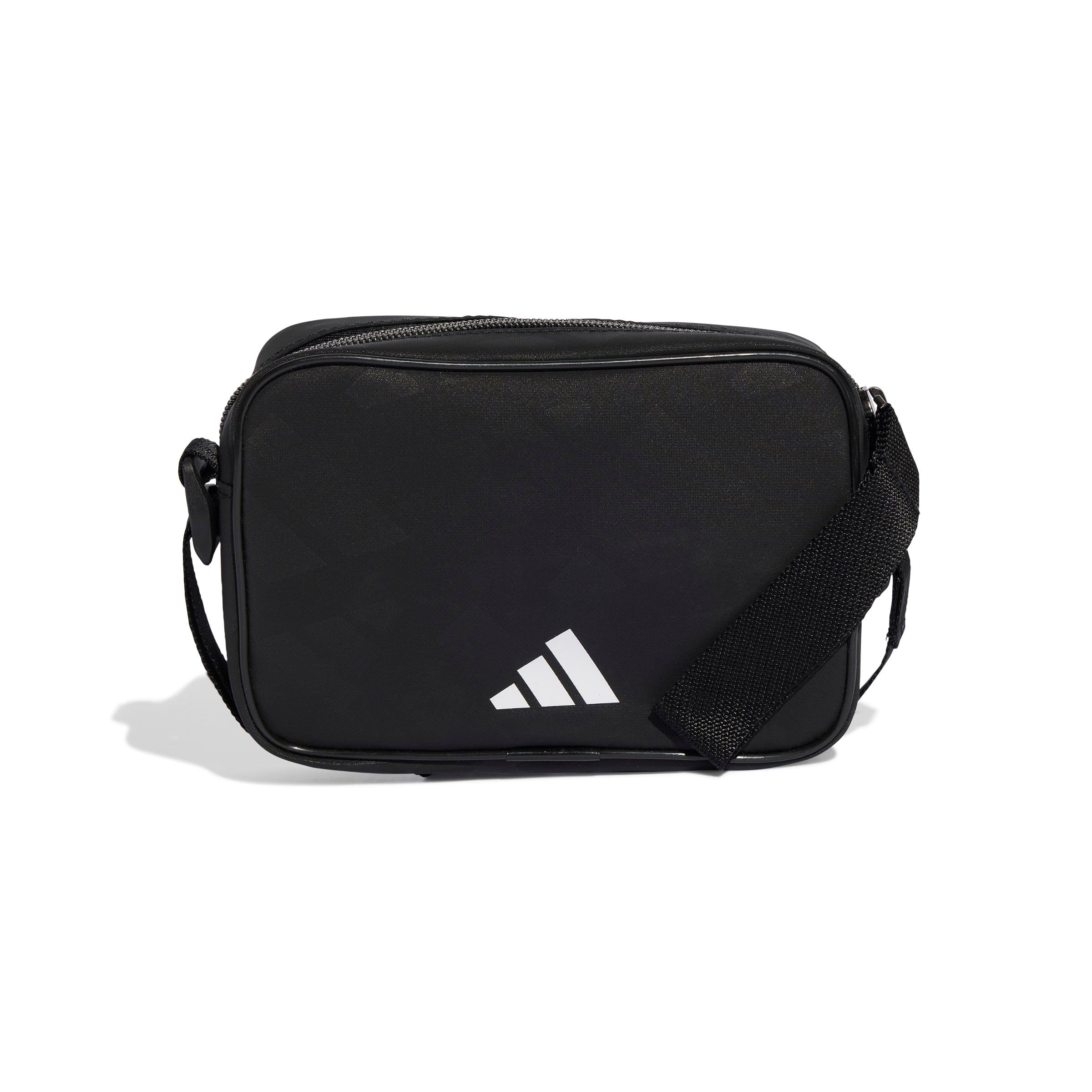 adidas Unisex MONOGRAM ESSENTIALS SHOULDER BAG, black/white, One size