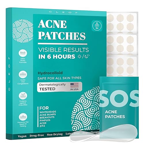 Parches para espinillas (hechos en Corea) para cara y cuerpo, tratamiento durante la noche, parche para acné para zits, protuberancias, manchas,