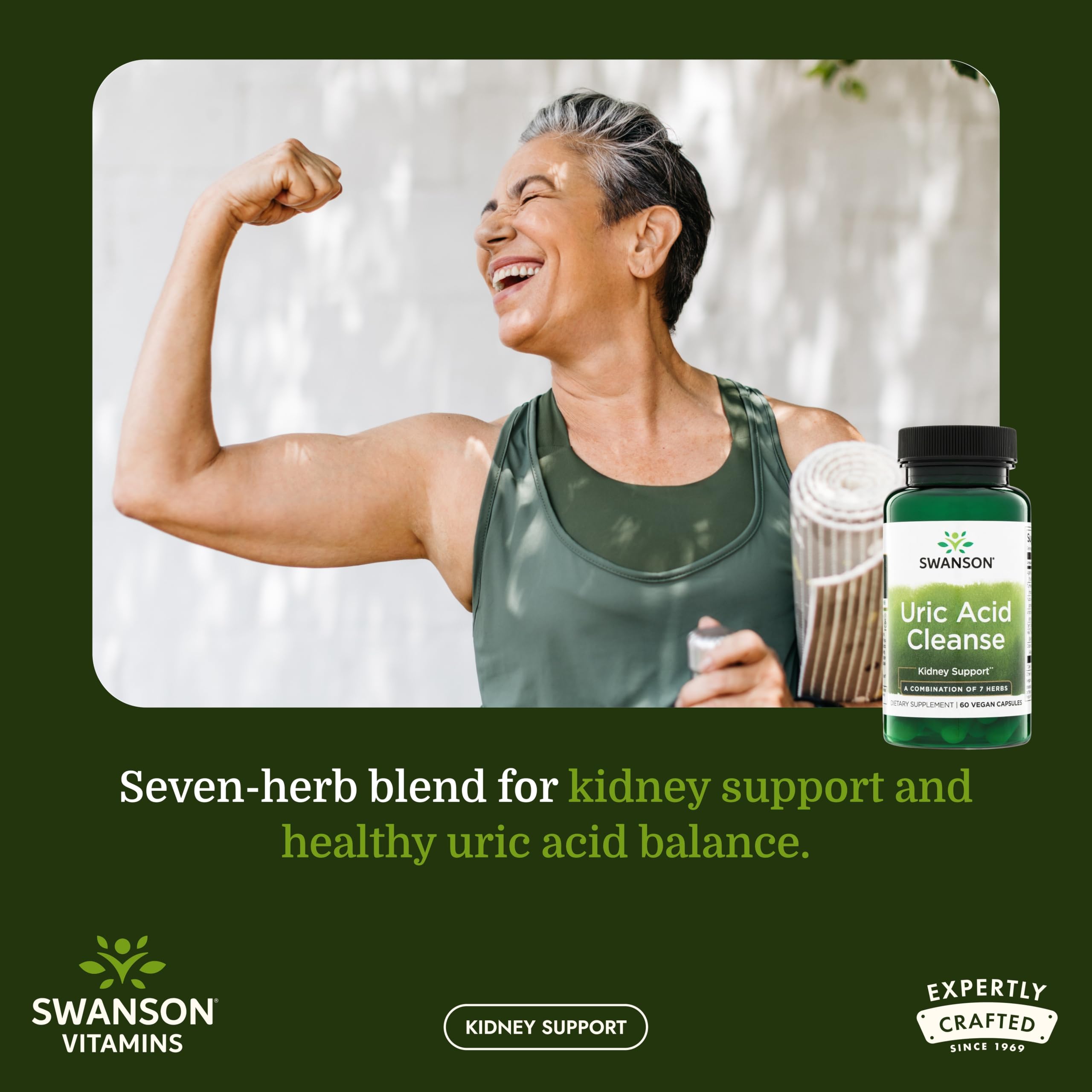 Swanson Uric Acid Cleanse Kidney Support, 60 Veggie Capsules — Amazon image 2