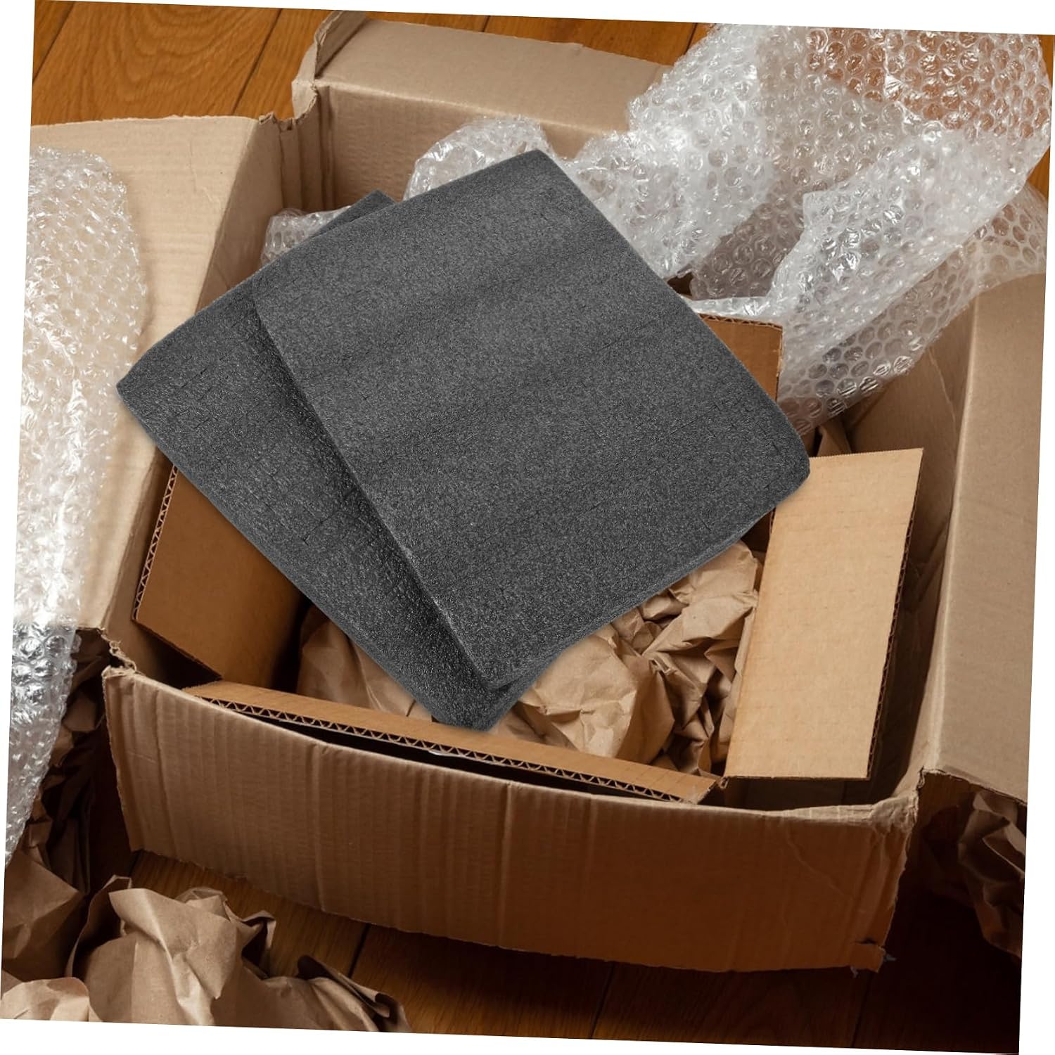 SHINEOFI 2pcs Foam Padding Toolbox Inserts Craft Foam Blocks Packaging for Cases Cut to Inserts for Storage Box