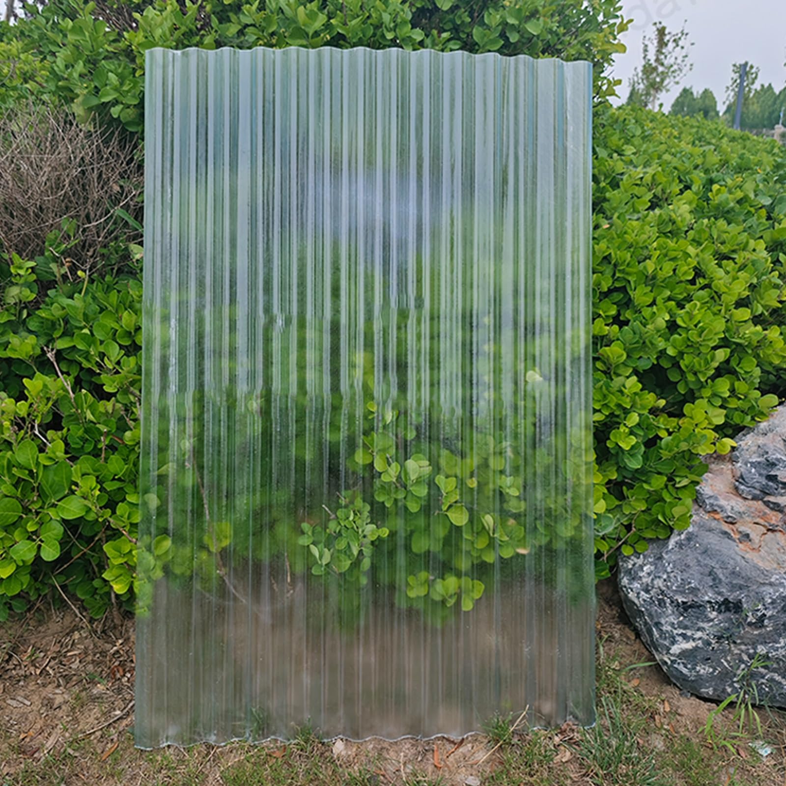 Panneaux de toit transparents en PVC de 1 mm pour couverture de terrasse et abri de jardin