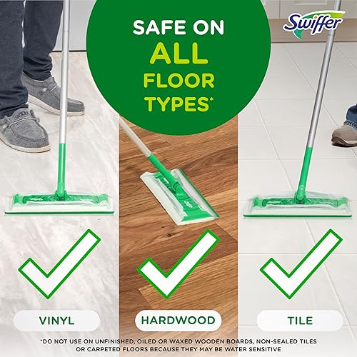 Miniatura 3 de Swiffer Sweeper Wet mopping Pad Repuestos para trapeador de suelo con aroma a lavanda febreze 12 unidades el embalaje puede variar