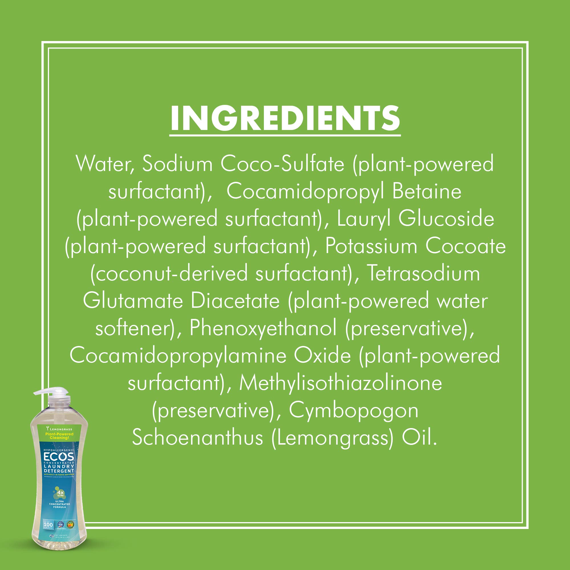 Buy Earth Friendly Products Ecos 4X Ultra Concentrated Liquid Laundry